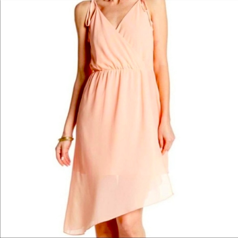 Haute hippie coral peach dress